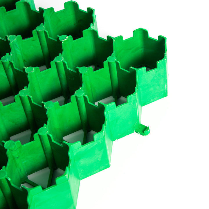 Heavy Duty Soil Stabilizer Honeycomb Plastic Grass Grid untuk jalan masuk untuk taman parkir rumput lanskap
