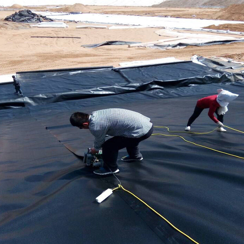 Pelapis Kolam Geomembran 0.5mm 1mm 1.5mm 2mm HDPE LDPE Lldpe PVC EVA Geomembran Pelapis Kolam