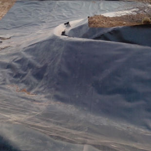 Gaya Industri 1mm Geomembrane Pond Liner HDPE Plastic Liner Geomembrane Pond Liner Untuk Kolam Ikan Dibuat dari PVC LDPE LLDPE PP Bahan Untuk Tumpukan