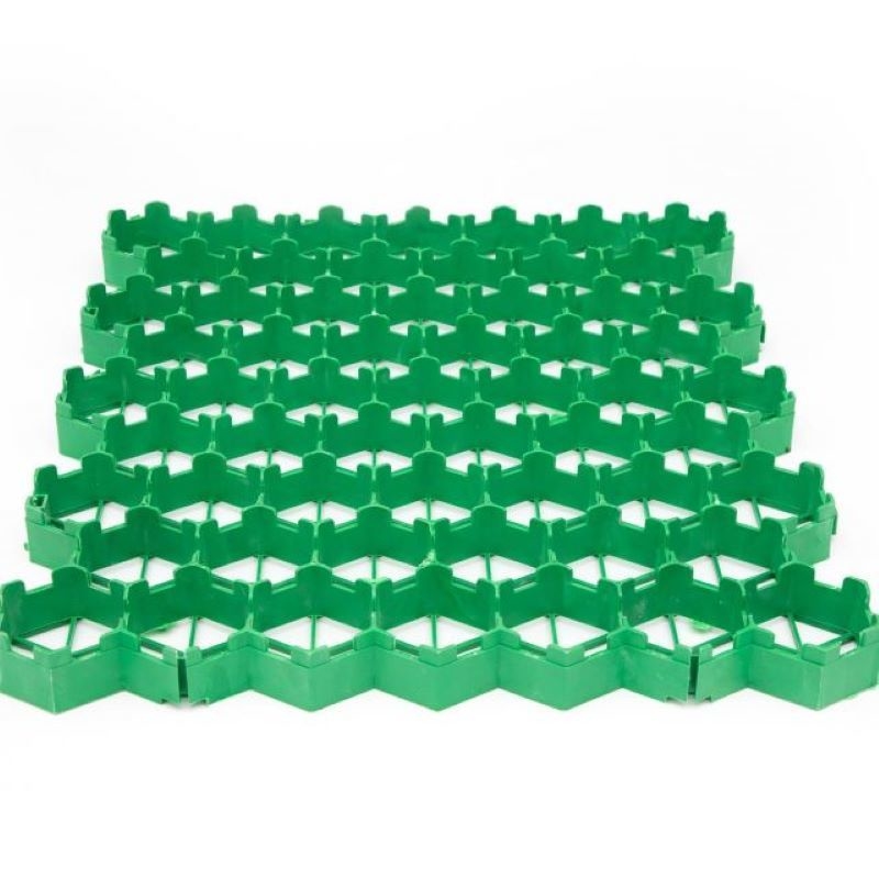 Plastik Grass Grid Parking Lot Paving Gravel Grid for Commercial Landscape Greening Products Desain Jalur Golf Garden Path