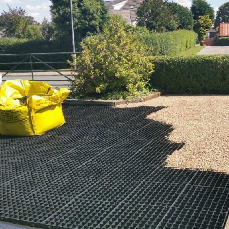 Plastik Grass Grid Parking Lot Paving Gravel Grid for Commercial Landscape Greening Products Desain Jalur Golf Garden Path