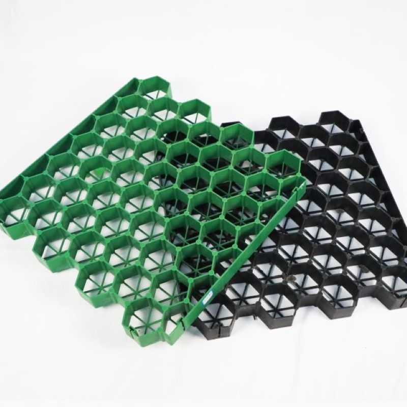 Plastik Grass Grid Parking Lot Paving Gravel Grid for Commercial Landscape Greening Products Desain Jalur Golf Garden Path