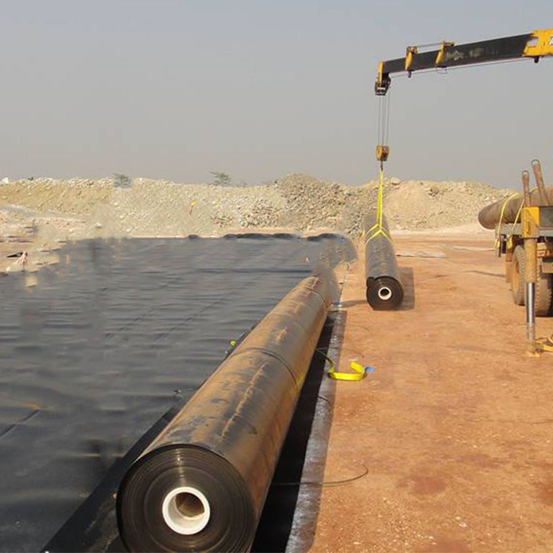 1.0mm 1.5mm 100% Virgin Material ASTM Anti-Seepage Waterproof Waterproof Smooth Textured LDPE LLDPE HDPE Geomembrane Pond Liner untuk Landfill Mining Liner