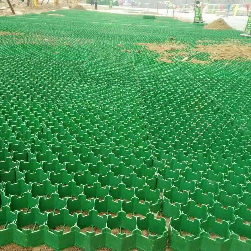 Grid Paver Rumput HDPE Tugas Berat untuk Perkuat Tanah yang Permeabel, Jalan Jalan, Tempat Parkir, Lansekap, dan Stabilisasi Rumput
