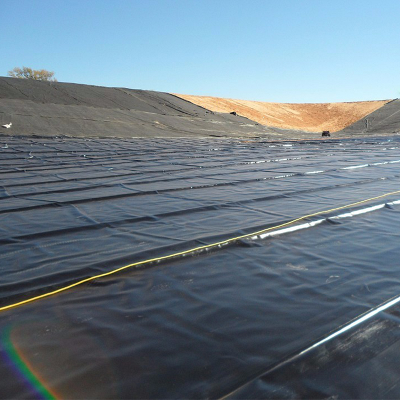 Harga Pabrik 100% Virgin Polyethylene Densitas Tinggi Anti-Seepage Waterproof Smooth Textured HDPE Geomembrane Pond Liner untuk Landfill Mining Dam Air Danau Pond Liner