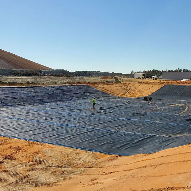 Harga Pabrik 100% Virgin Polyethylene Densitas Tinggi Anti-Seepage Waterproof Smooth Textured HDPE Geomembrane Pond Liner untuk Landfill Mining Dam Air Danau Pond Liner