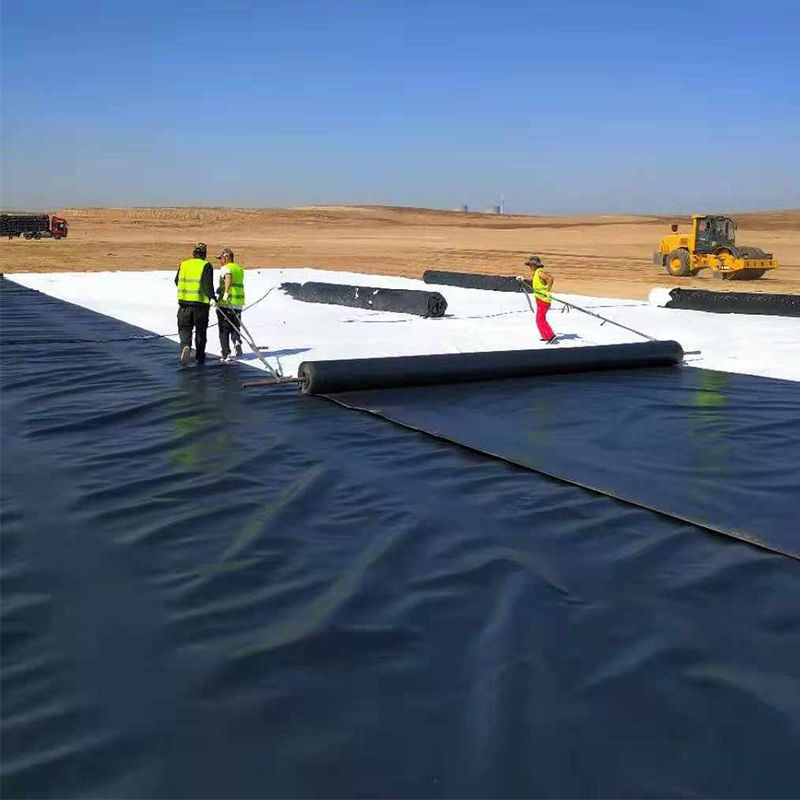 0.3mm/0.4mm/0.6mm/0.75mm/1mm/1.4mm/1.5mm 20mil 30mil 40mil HDPE Geomembrane Pond Liner / Geomembrane Produsen Pabrik Distributor Harga