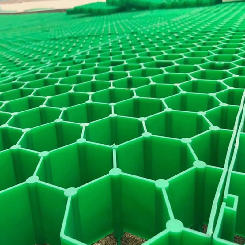 38mm 48mm 68mm Plastik Grass Grid Paver Gravel Stabilizer Grid untuk jalan masuk, tempat parkir