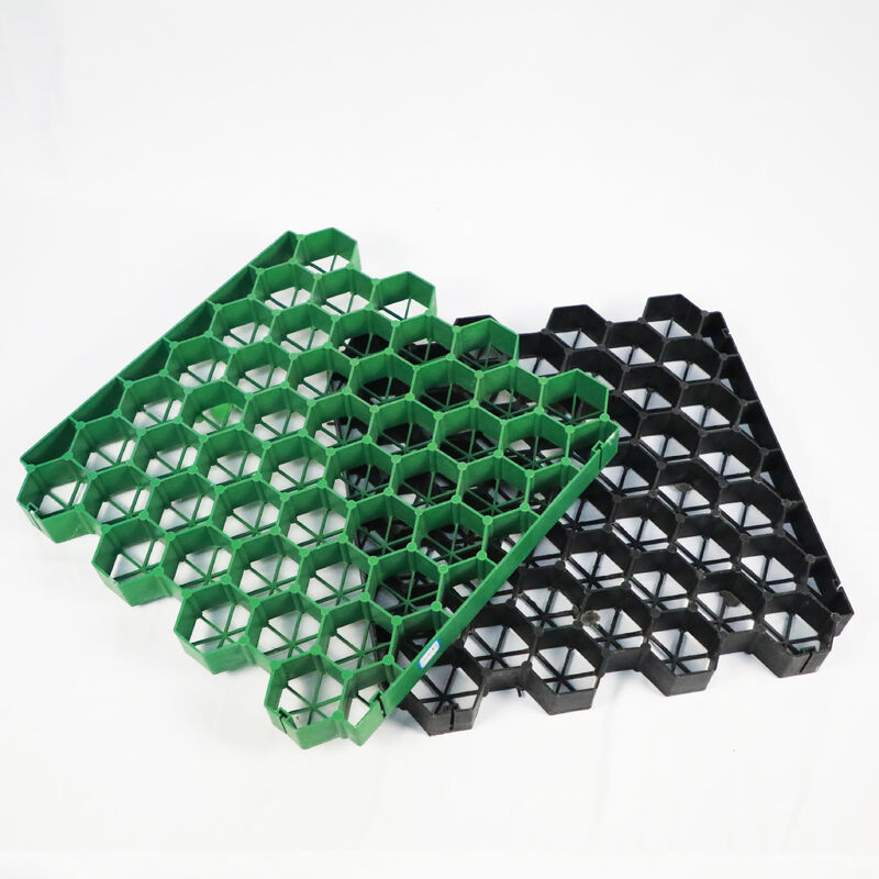 38mm 48mm 68mm Plastik Grass Grid Paver Gravel Stabilizer Grid untuk jalan masuk, tempat parkir