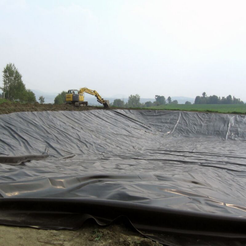 Produksi air Pertanian Tambang Pertanian Tempat pembuangan sampah Kolam ikan HDPE Geomembrane dilapisi film plastik