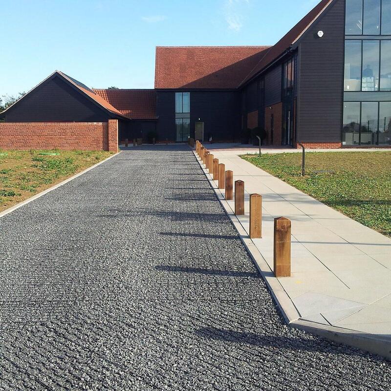 HDPE Plastik Grass Grid untuk Grass Paving Parking Lot Slope Erosion Control Stabilisasi Tanah Paver Gravel dan Landscaping Grass Grid Plastik